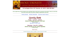 Desktop Screenshot of holytrinityroanoke.com